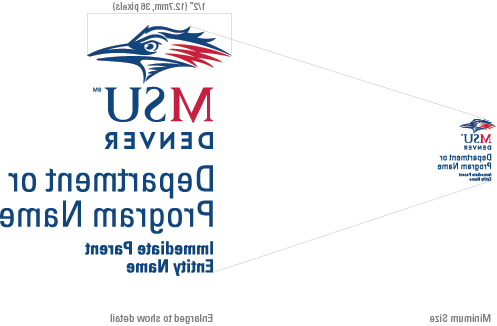 Department/Program Logo Vertical Minimum size